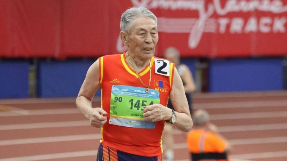 Mongolia’s state-honoured athlete Ts. Radnaa wins 100m at World Masters Athletics Championships
