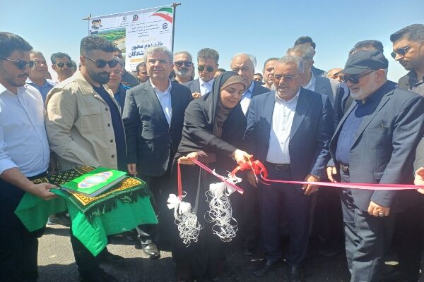افتتاح باند دوم محور دارخوین- شادگان به طول 14 کیلومتر