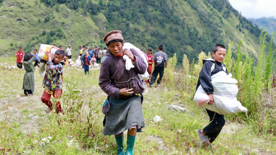 IN PICTURES: Nepal-China floods