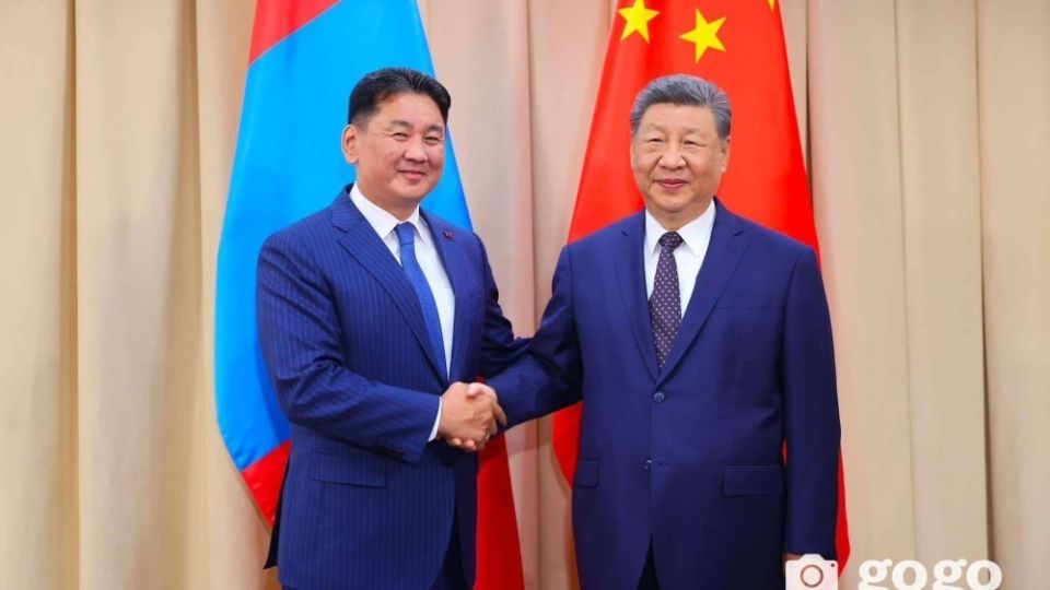Mongolian President U.Khurelsukh meets with Chinese President Xi Jinping