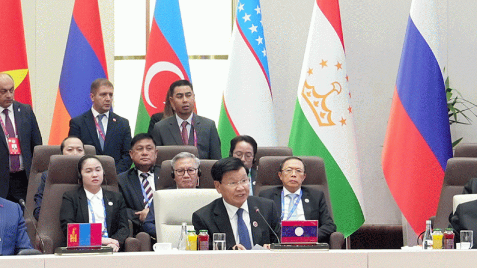 Lao President identifies key areas for Shanghai Cooperation Organisation cooperation