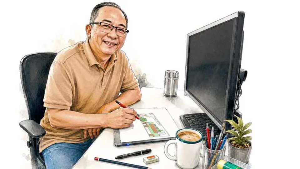 The Star Malaysia’s cartoonist C.W. Kee has created close to 15,000 cartoons in 45 years