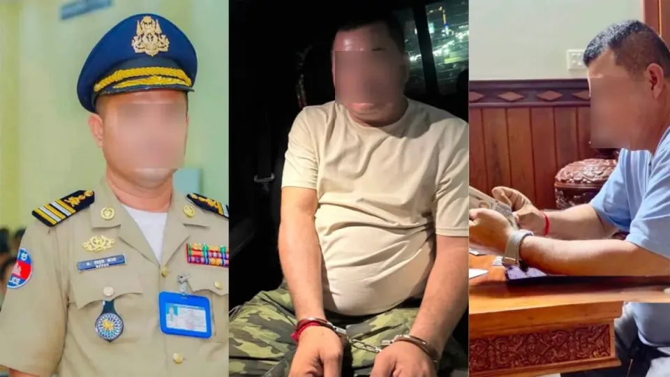 Cambodian police officers suspended over $9,000 extortion allegation