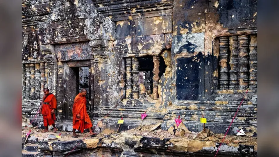 French journalist’s exhibition highlights 2025 Thai-Cambodian conflict, heritage damage