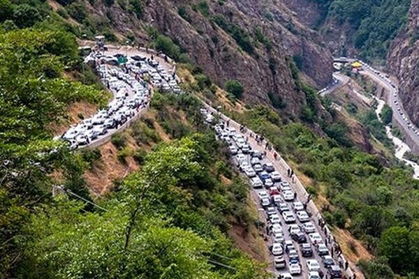 ترافیک سنگین و نیمه‌سنگین در برخی از محورهای شریانی
