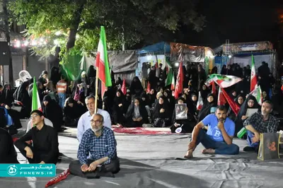 عکس: شب‌های مقاومت، اتحاد و ایستادگی در منطقه یازده