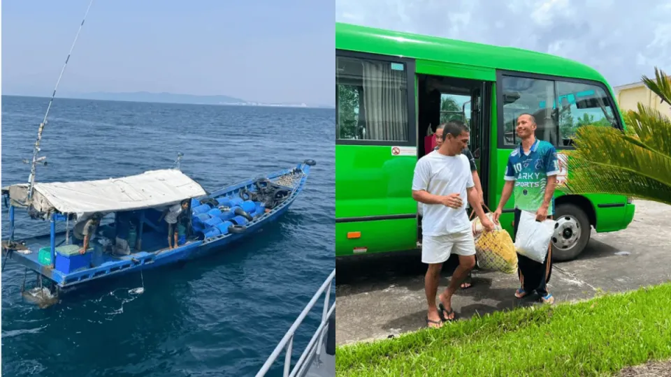 Thailand returns detained Cambodian fishermen, one still in custody after seven months
