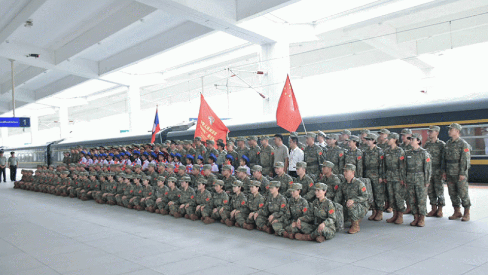 Chinese army medics in Laos for joint training exercise