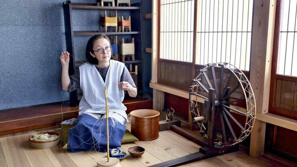 Solitary weavers in Japan’s Fukushima create lustrous threads and fabrics