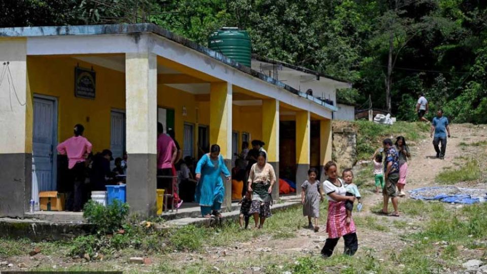 Nepal’s flood survivors face water shortages, disease risk in crowded holding centres