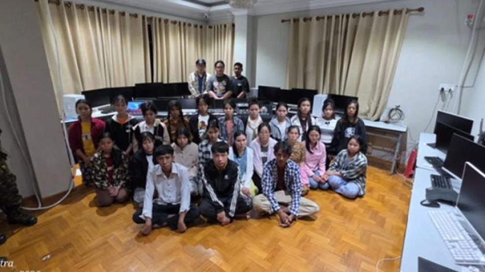 36 arrested in massive crackdown on illegal online gambling network across Yangon