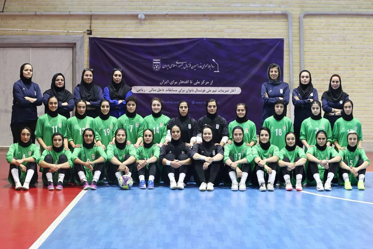 پایان اردوی تیم ملی فوتسال بانوان در مرکز ملی فوتبال