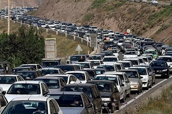 ترافیک سنگین در محورهای هراز، چالوس و محورهای ورودی غرب استان تهران