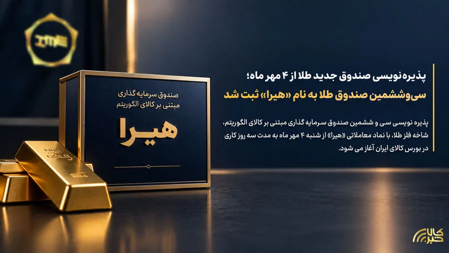 پذیرهنویسی سیوششمین صندوق طلا از 4 مهر