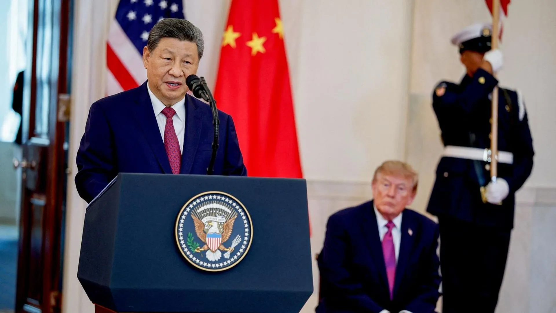 الرئیس الصینی: التعاون مع أمریکا لا یحل کل مشکلات العالم وغیابه یصعب تسویه العدید منها
