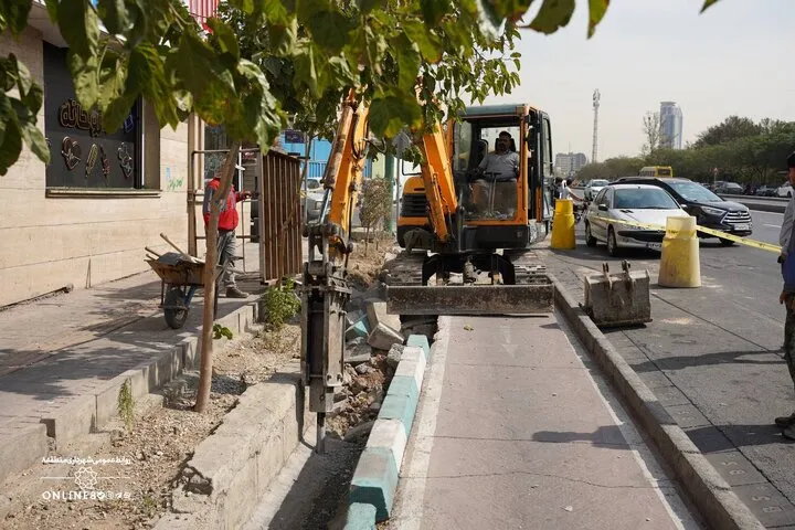 توسعه زیرساختهای شهری در محور دماوند همزمان با فصل بارش