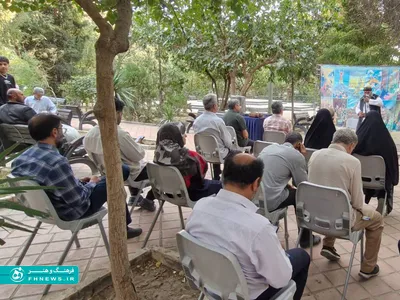 عکس؛ نقالی و پرده‌خوانی «تهران قدیم» در بوستان گلزار