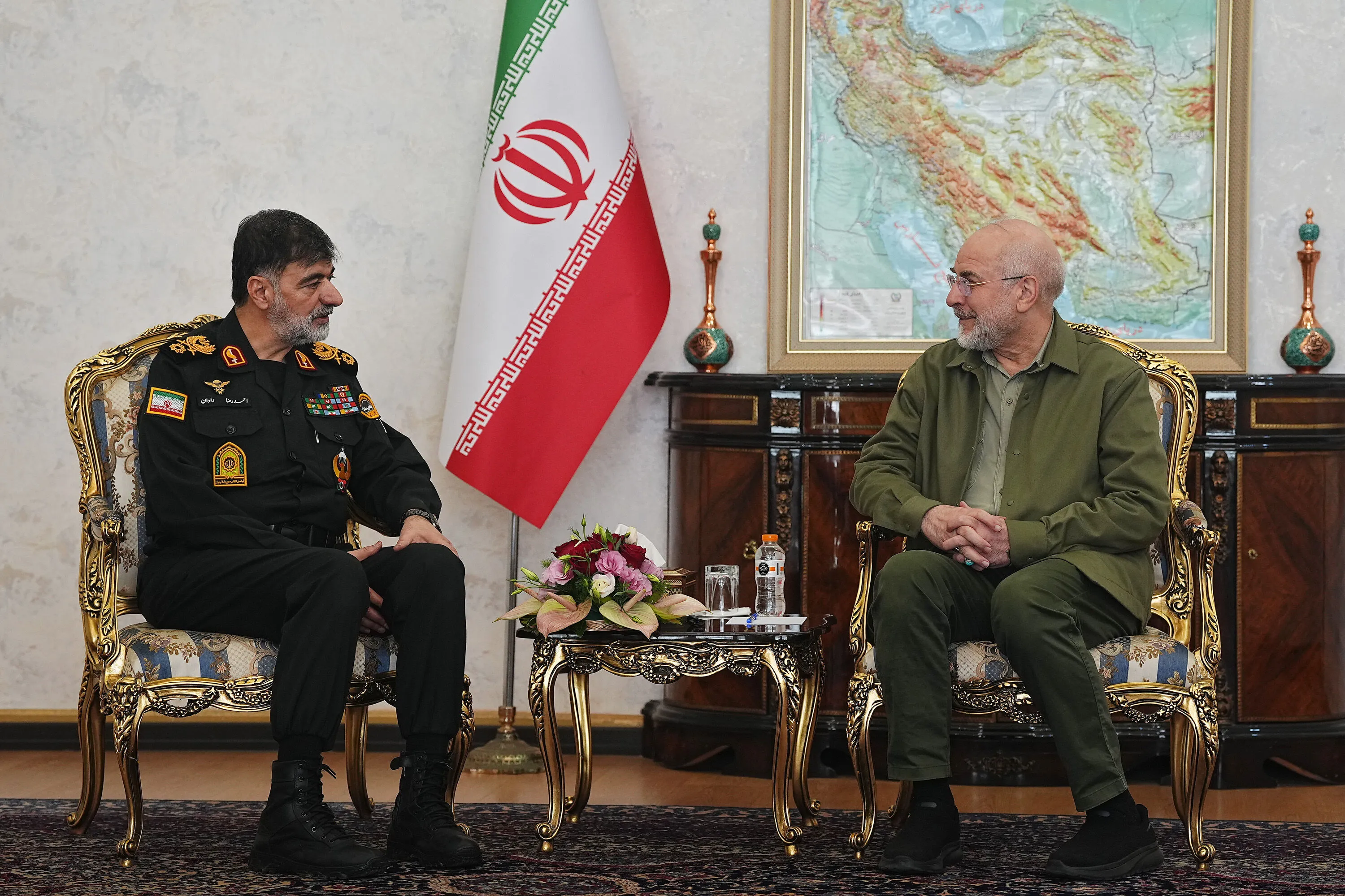قالیباف در دیدار با رادان: دشمن پس از ناکامی نظامی به دنبال ناامن‌سازی داخلی است