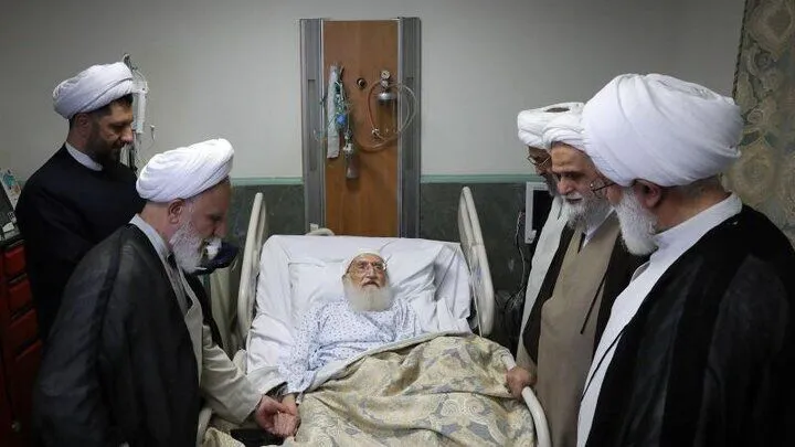 نمایندگان رهبر انقلاب از آیت‌الله نوری همدانی عیادت کردند