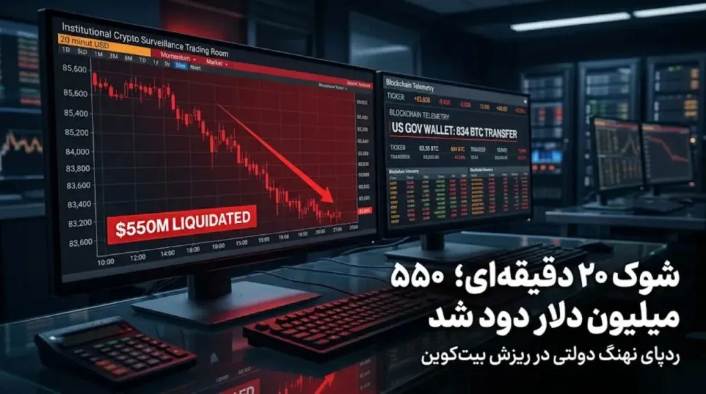 ریزش 2 هزار دلاری بیت‌کوین در 20 دقیقه؛ پشت پرده افت ناگهانی بازار چه بود؟