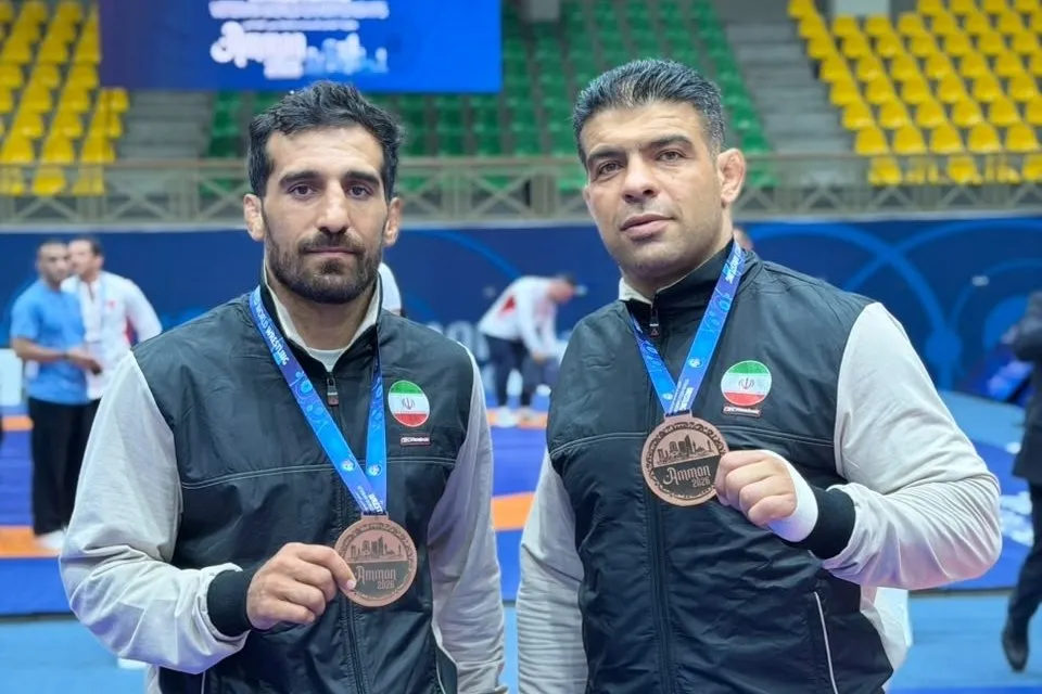 کسب 8 نشان رنگارنگ نمایندگان ایران در کشتی فرنگی پیشکسوتان جهان
