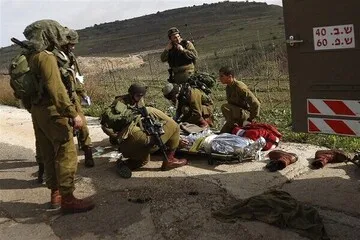 کشته و زخمی شدن پنج نظامی صهیونیست در جنوب لبنان