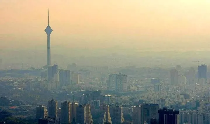 هشدار زرد آلودگی هوا در تهران
