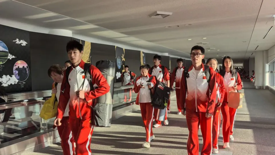 China’s largest overseas Asian Para Games delegation arrives in Nagoya, Japan
