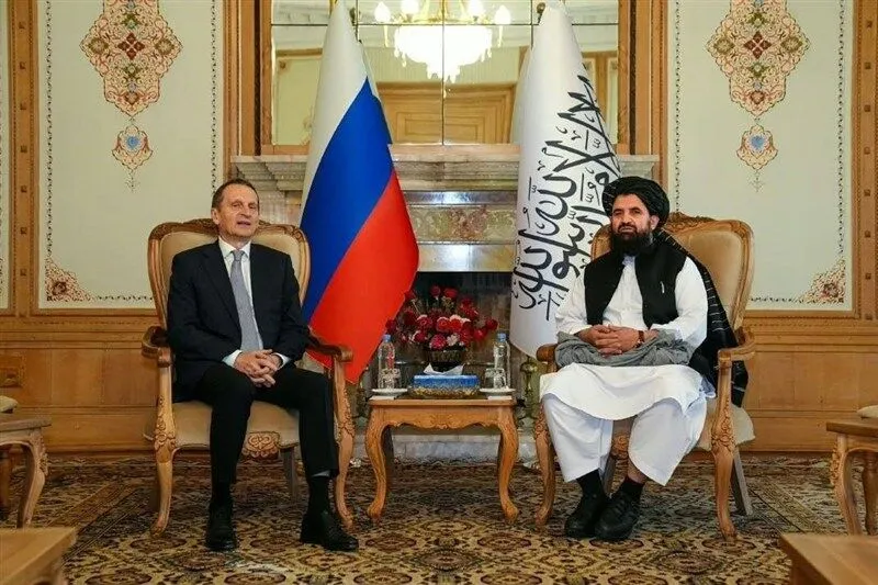 دیدار رئیس سرویس اطلاعات خارجی روسیه با رئیس استخبارات افغانستان