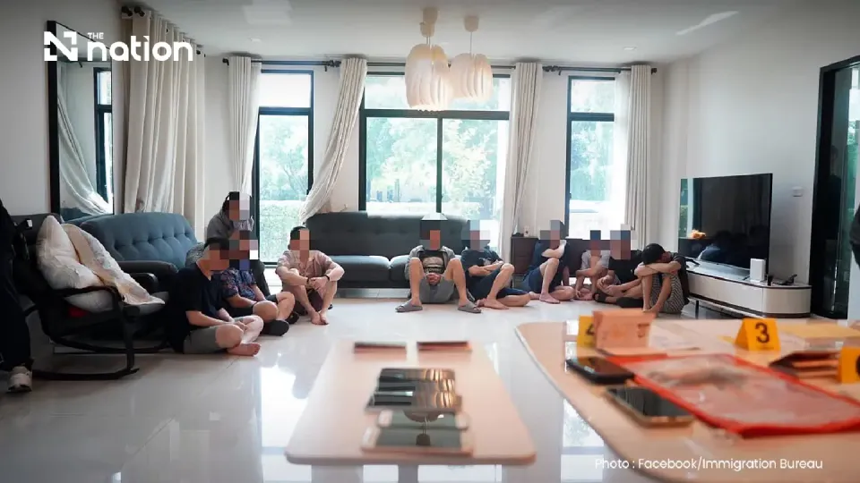 Thai police arrest 11 Chinese in Bangkok scam and gambling raids