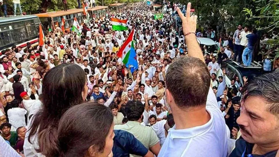 India’s Congress targets 1 million people for Delhi electoral protest; BJP condemns rally date