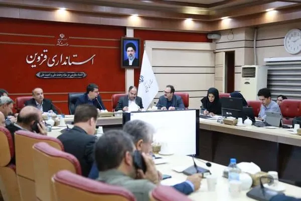 برگزاری کارگروه زیربنایی استان قزوین/ بررسی درخواستها و تصمیمگیری با سازوکار الکترونیکی