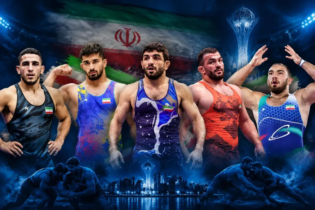 برنامه کشتی آزاد قهرمانی جهان فردا جمعه 8 آبان؛ 4 ملی پوش ایران به روی تشک می روند؛ عموزاد و یزدانی یک گام تا مدال برنز