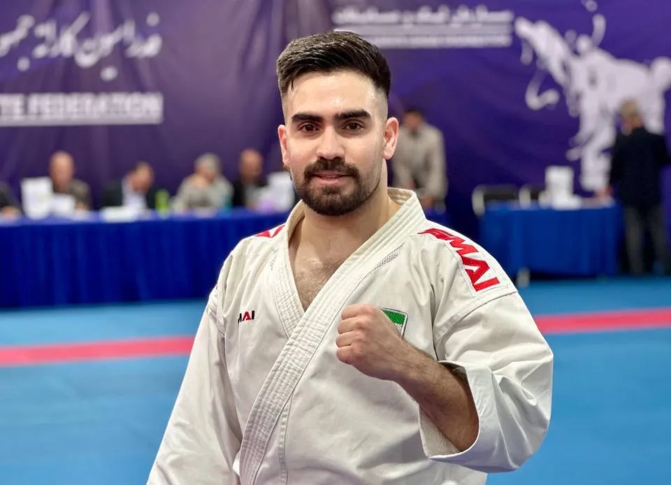 کاراته جایزه بزرگ روسیه؛ علی زند فینالیست کاتای انفرادی شد